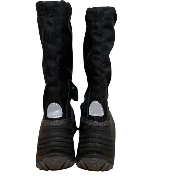 Kamik Waterbug Snow Boots  Black Outdoor Winter Waterproof Kids Size 4 NWT - Picture 3 of 5